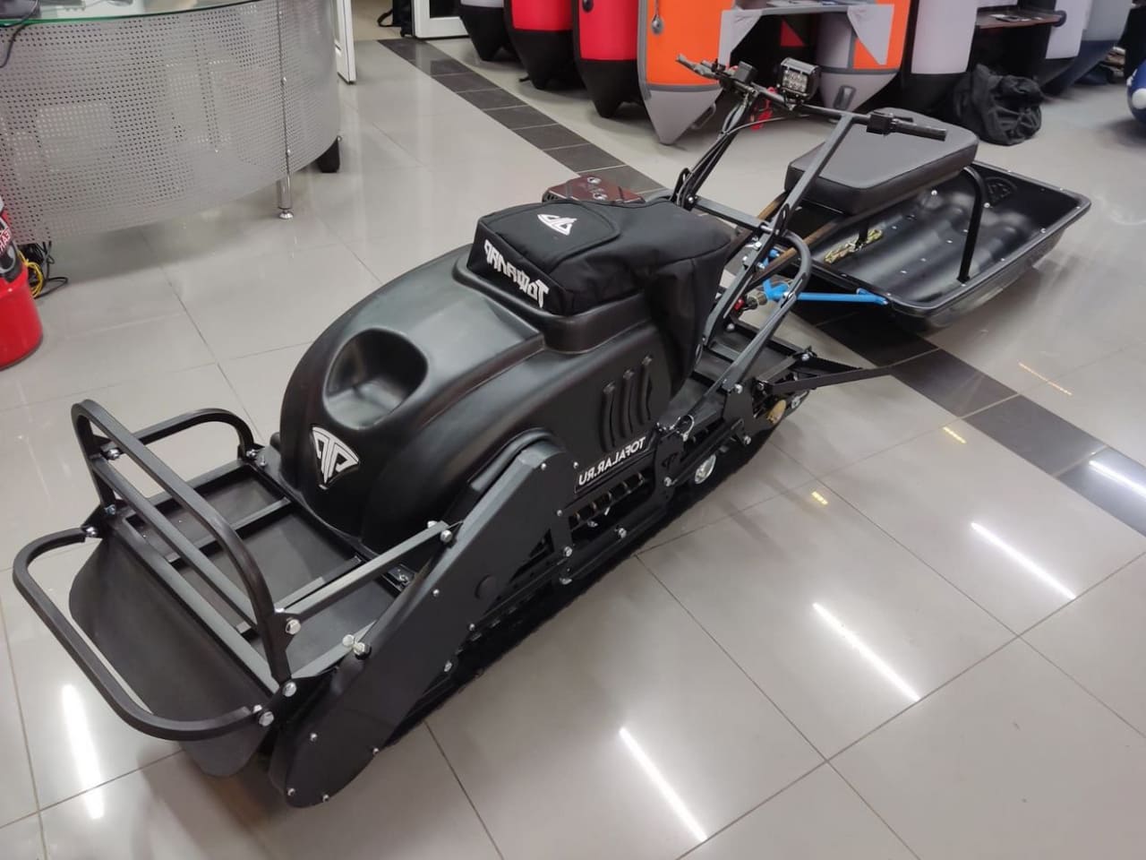 Купить Мотобуксировщик ТОФАЛАР 500 LONG с модулем толкач Б/У