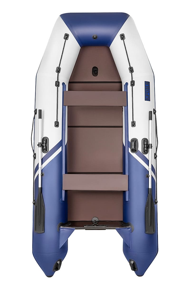 Купить Лодка ПВХ БРОНЯ 340 СК Белый - синий