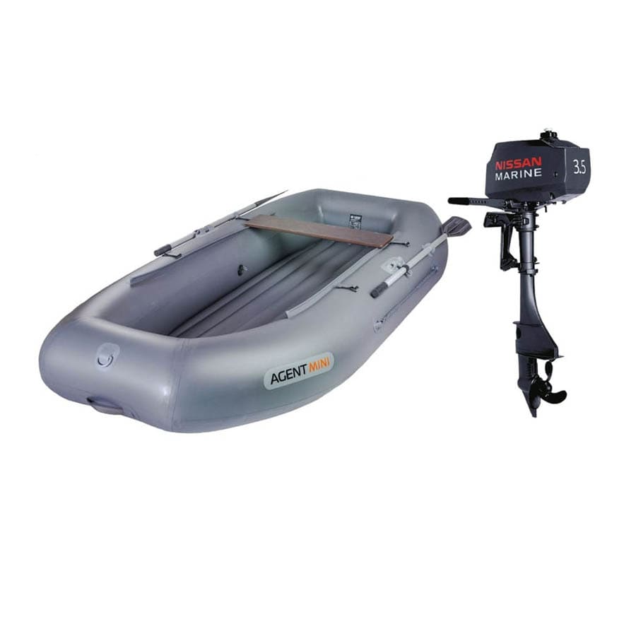 Купить Лодка ПВХ X-River НДНД Agent Mini 280 Т и мотор NS Marine 3.5 B2 S