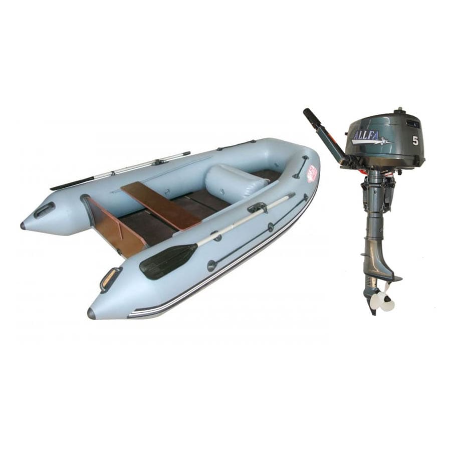 Купить Лодка ПВХ Angler AN 300 XL и мотор ALLFA CG T5
