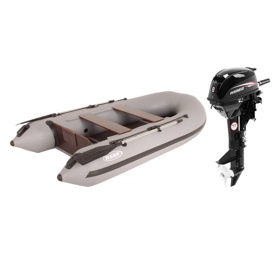 Купить Лодка ПВХ Reef 320 L и мотор Hidea HD 8FHS
