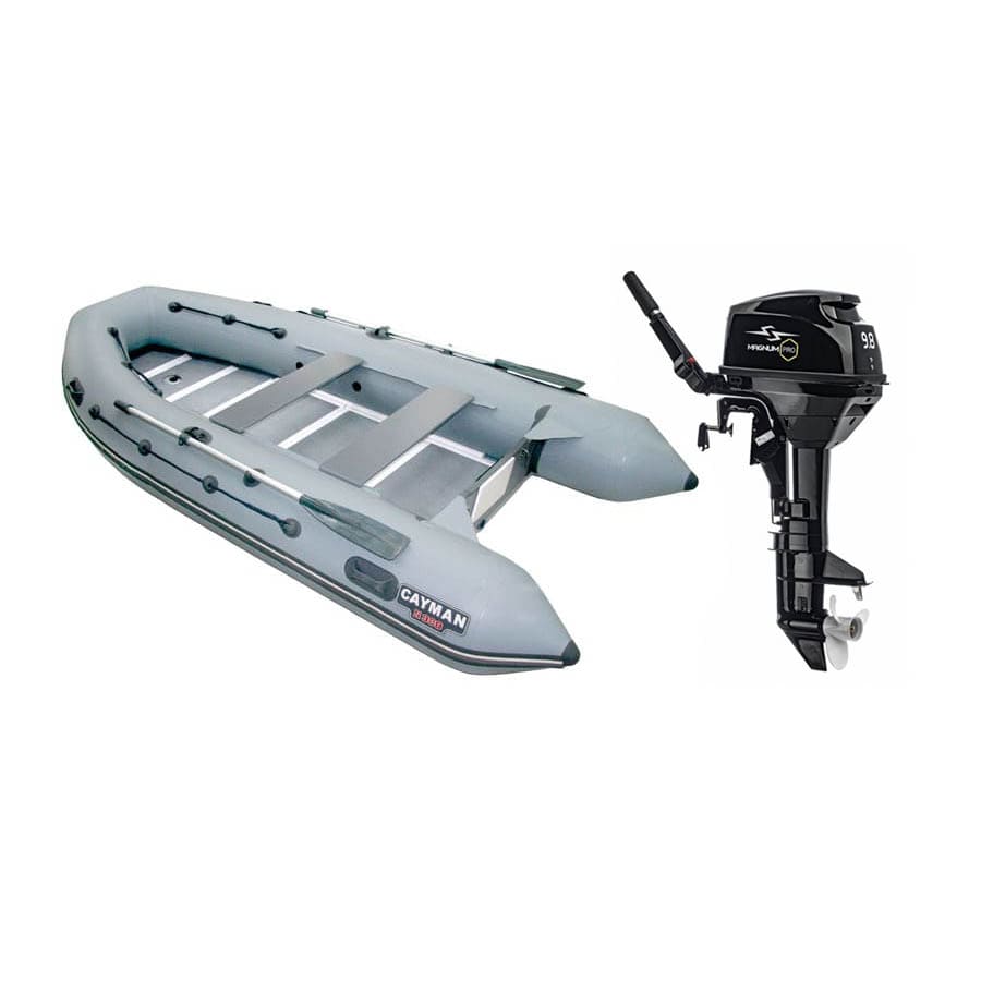 Купить Лодка ПВХ Кайман N-330 и мотор Magnum PRO SM9,8HS