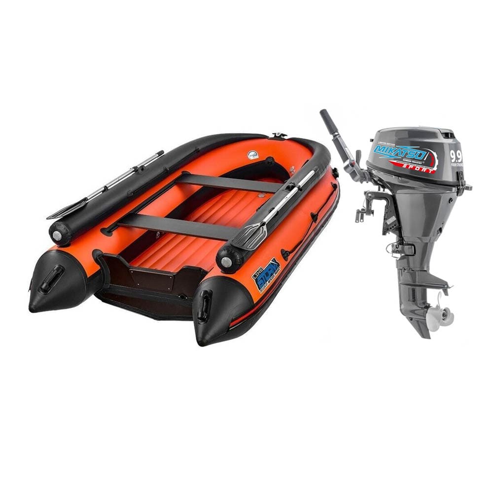 Купить Лодка ПВХ Stormline AIR Sea King 340 и мотор Mikatsu MF9.9FHS-EFI SPORT