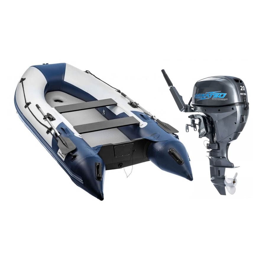 Купить Лодка ПВХ Sharmax SY-360 Airfloor и мотор Mikatsu MF20FHS