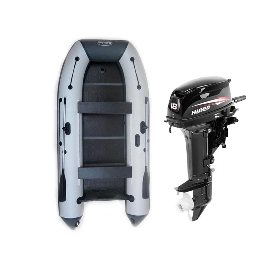 Купить Лодка ПВХ Bering 360К и мотор Hidea HD18FHS