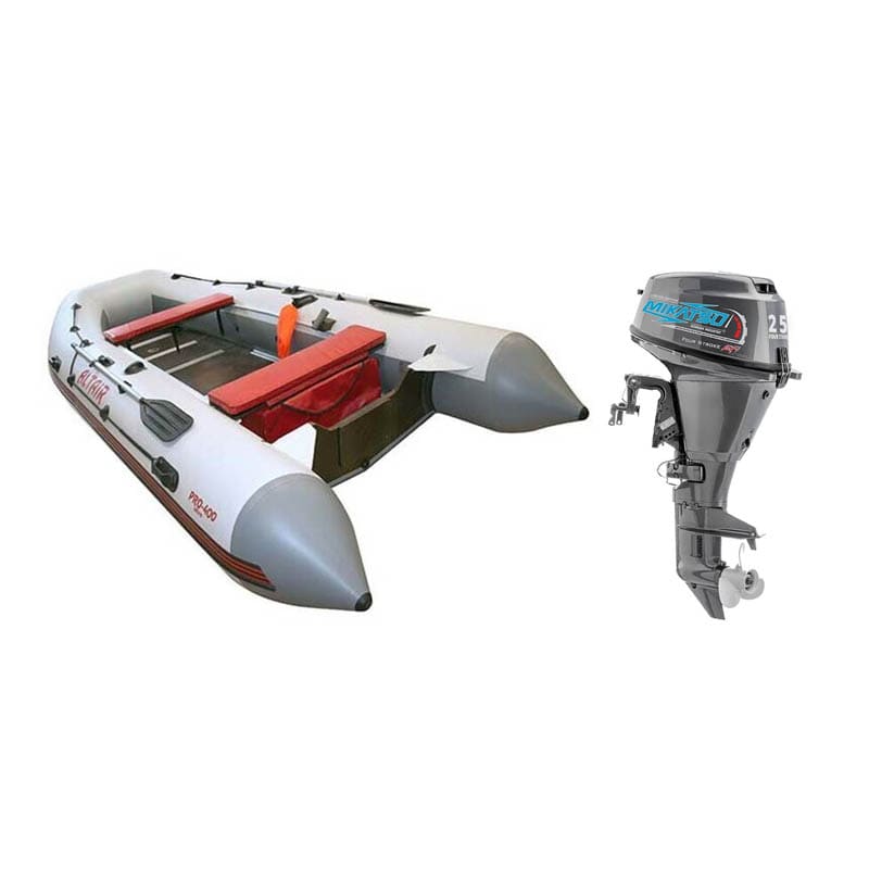 Купить Лодка ПВХ Altair Pro Ultra 400 и мотор Mikatsu MEF25FHS-EFI
