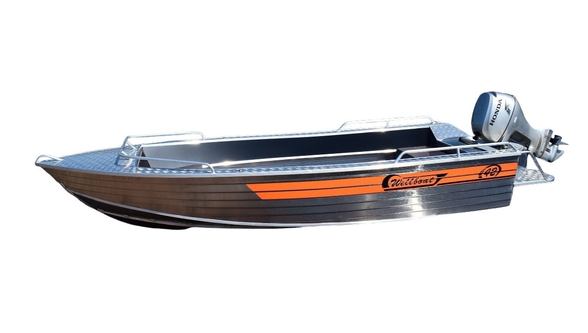 Купить Алюминиевая лодка WELLBOAT-42 ПОД ЗАКАЗ