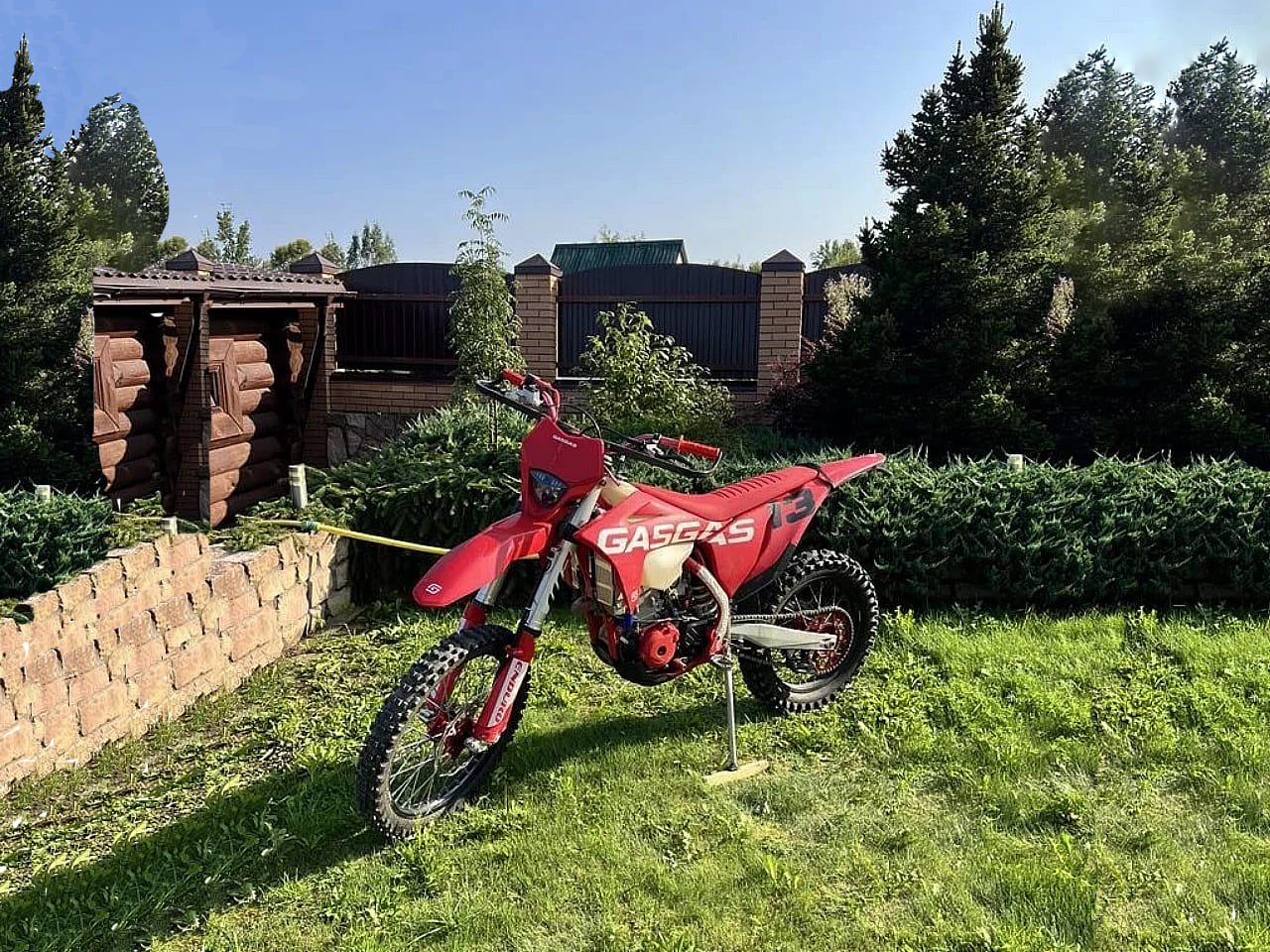 Купить Мотоцикл кроссовый эндуро HASKY F7 GAS 300 Б/У