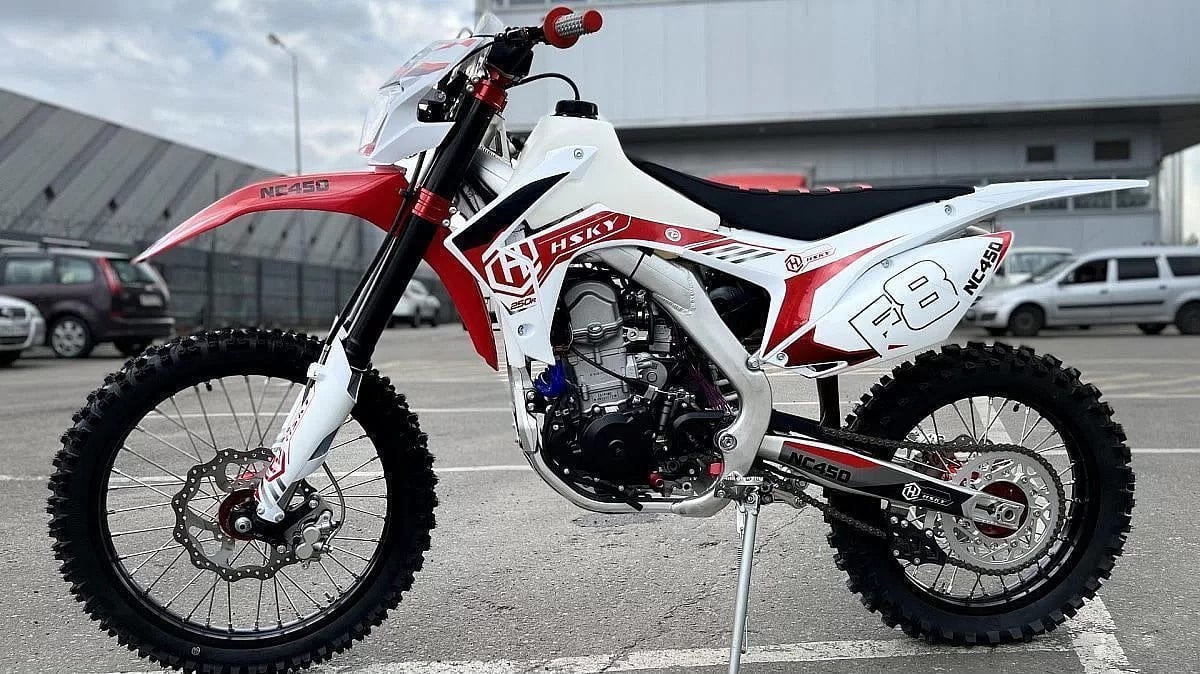 Купить Мотоцикл кроссовый эндуро HASKY F8 450 Б/У