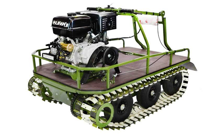 Купить Мотобуксировщик KOIRA TR С понижающим редуктором (для болот), всесезонный. 13 л.с.