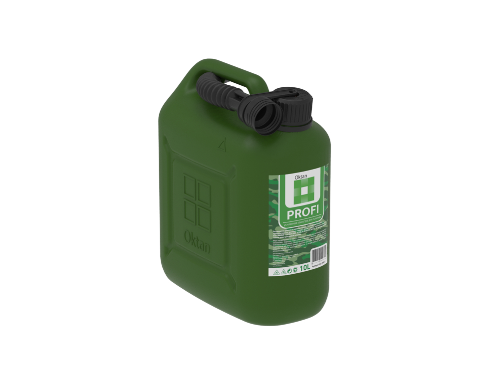 Купить Канистра ГСМ Oktan, 10л (Зеленый)