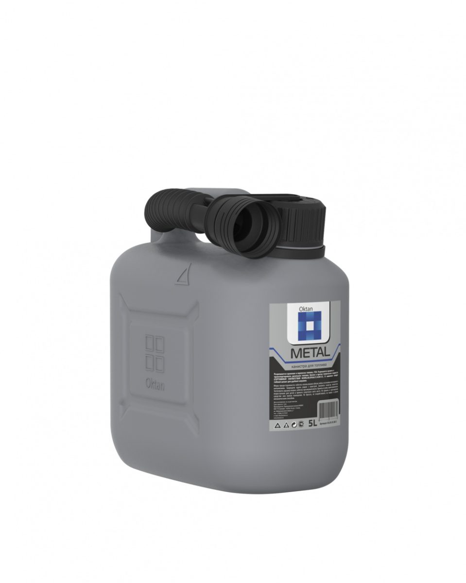 Купить Канистра ГСМ Oktan, 5л (Серый)