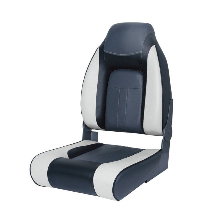 Купить Кресло складное мягкое Premium Designer High Back Seat (серый/чёрный)
