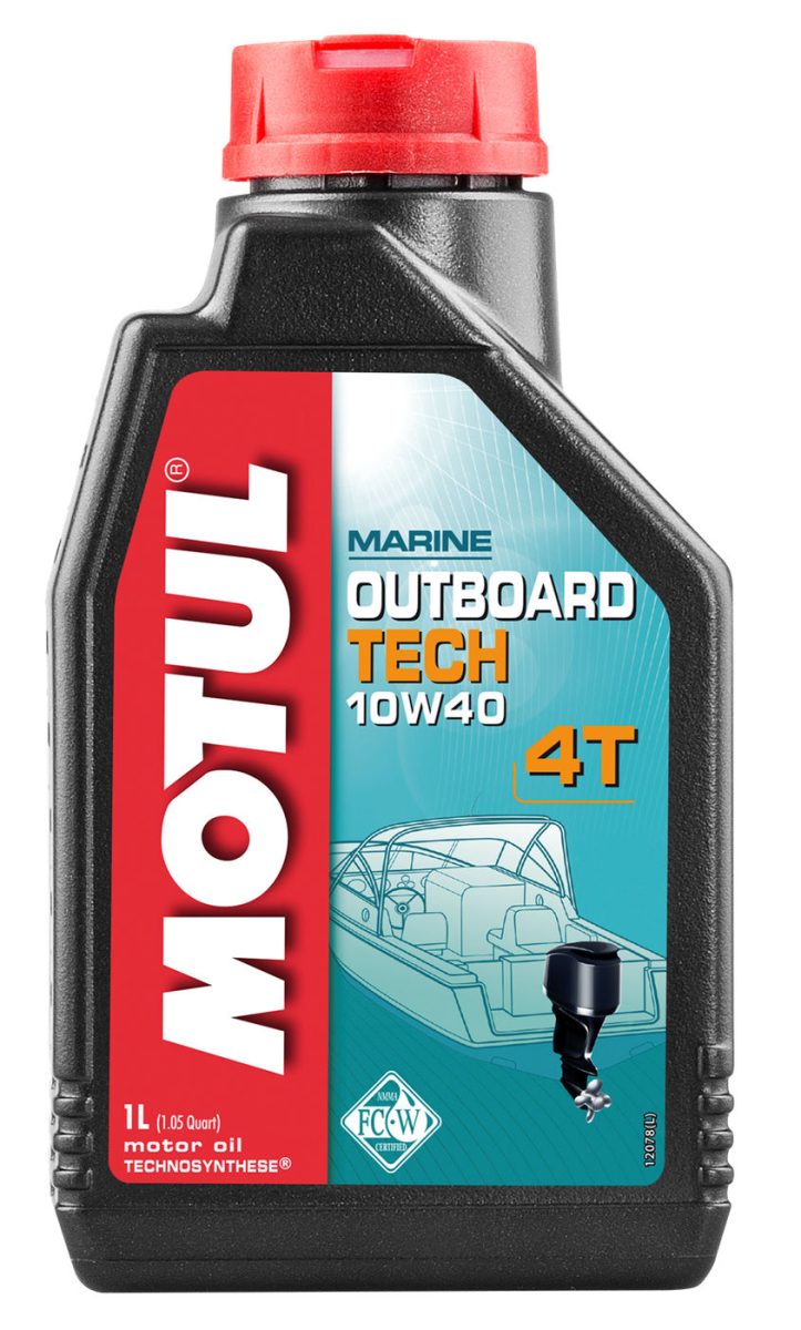 Купить Масло моторное Motul Outboard Tech 4T 10W40, Technosynthese (1 л)