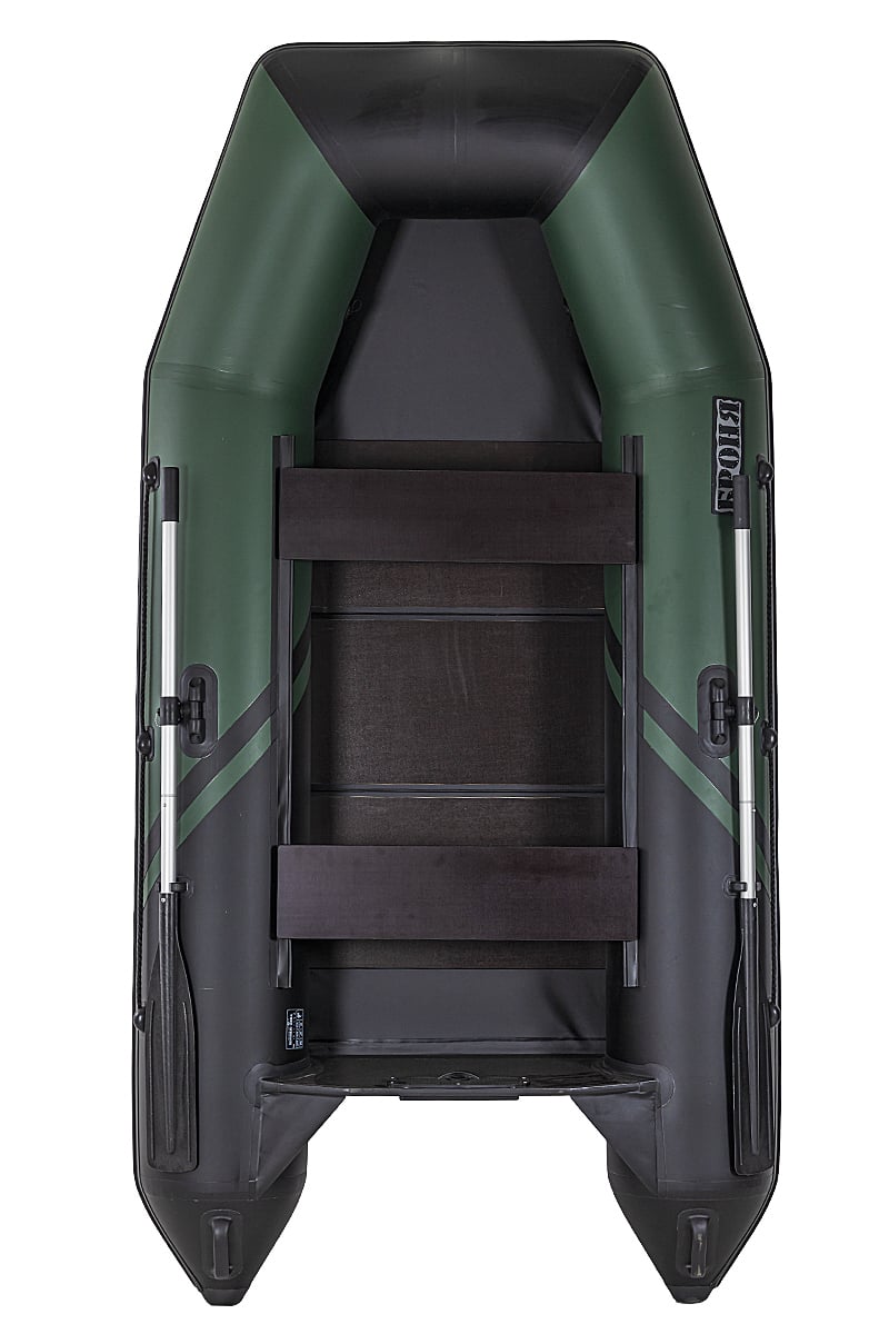 Купить Лодка ПВХ БРОНЯ 280 Зелёный - чёрный