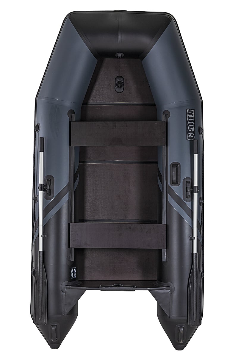Купить Лодка ПВХ БРОНЯ 280 СК Графит - чёрный