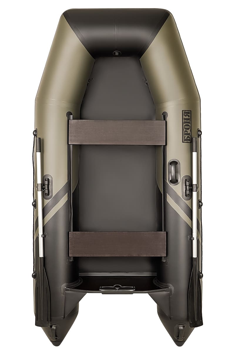 Купить Лодка ПВХ БРОНЯ 280 Хаки - чёрный