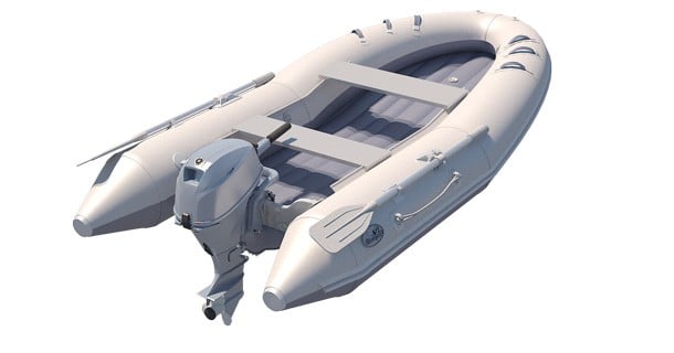 Купить Лодка ПВХ BADGER Air Line 390 2017 (НДНД)