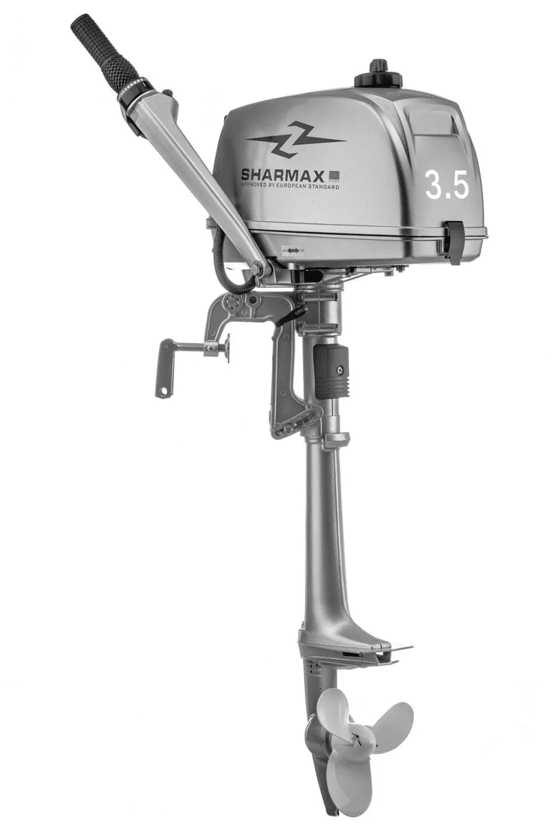 Купить 2х-тактный лодочный мотор SHARMAX SM3.5HS (2024)