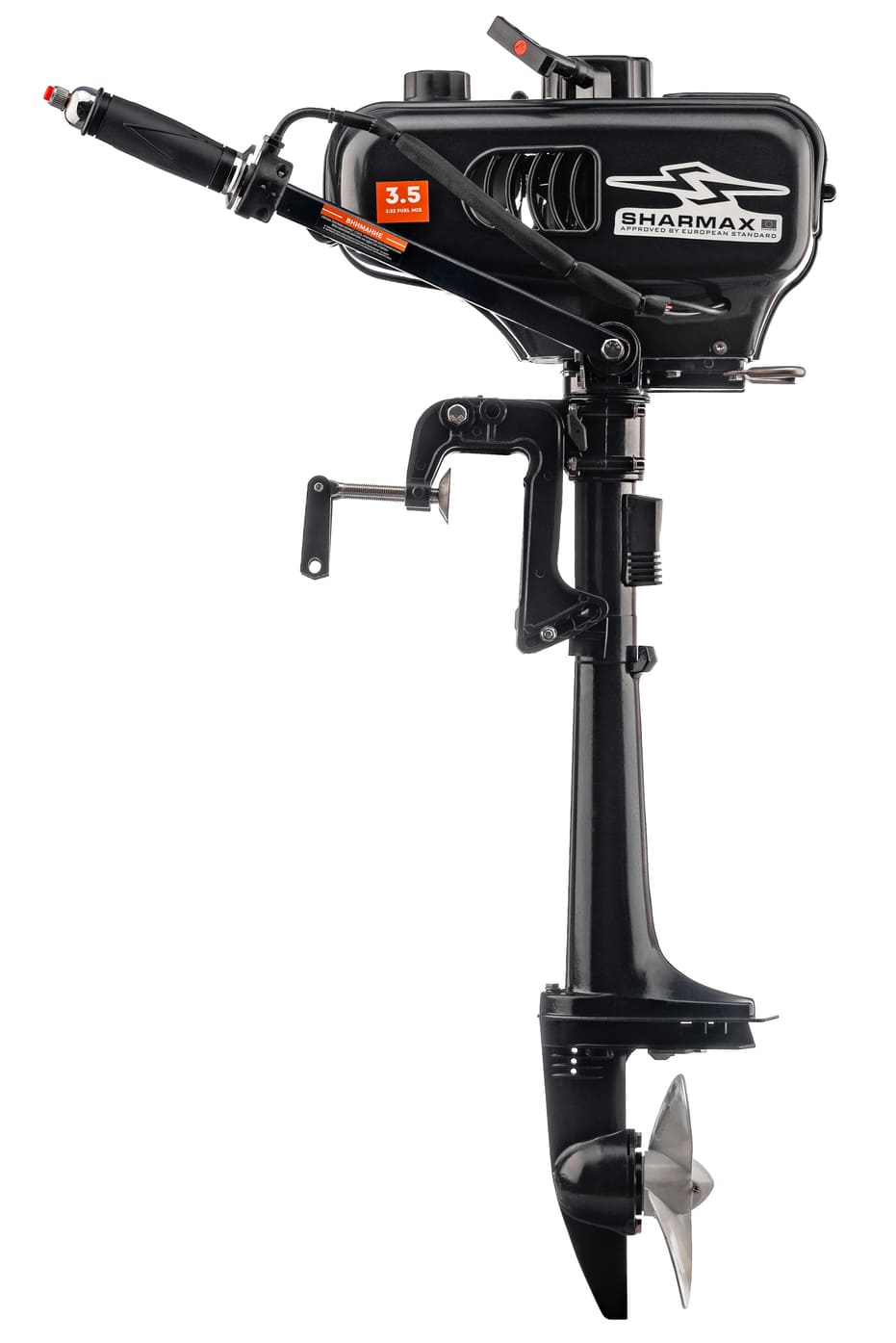 Купить 2х-тактный лодочный мотор SHARMAX SM3.5HS Lite (2024)