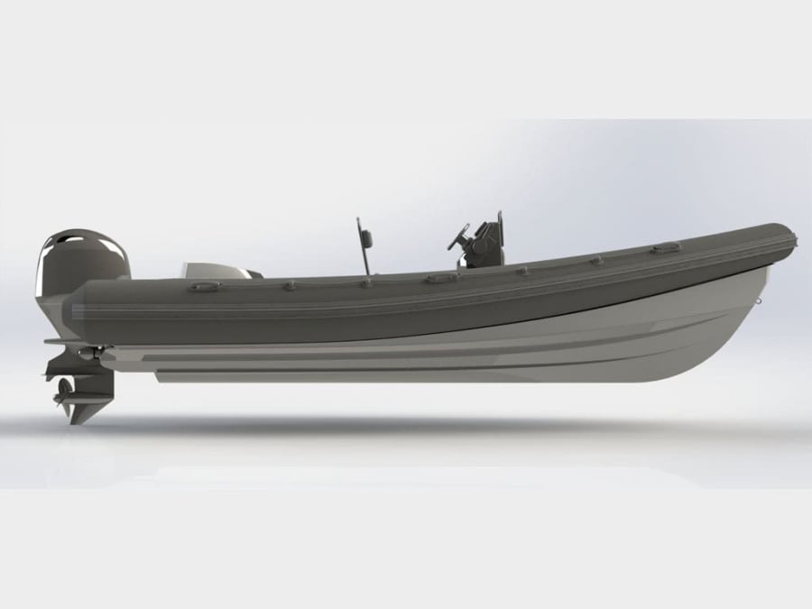 Купить Лодка РИБ БУРЕВЕСТНИК 580 LIGHT