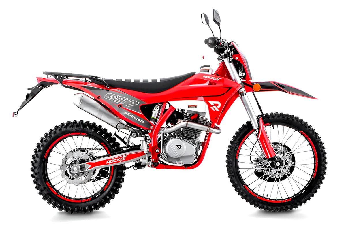Купить Мотоцикл ROCKOT GS7 All-Terrain (250cc, 171FMM (YB250R), 21/18, ЭПТС) ENDURO