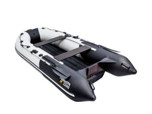 Купить Лодка ПВХ РИВЬЕРА Компакт 3200 нднд "комби" светло-серый/черный