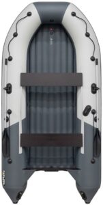 Купить Лодка ПВХ РИВЬЕРА Компакт 3800 нднд "комби" светло-серый/графит