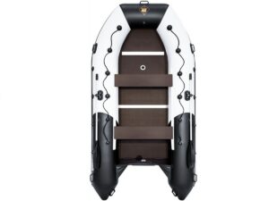 Купить Лодка ПВХ РИВЬЕРА Максима 3800 СК "Комби" светло-серый/черный
