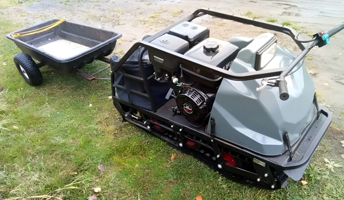 Купить Мотобуксировщик БУРЛАК М2 (Длинный) 15 л.с. Б/У