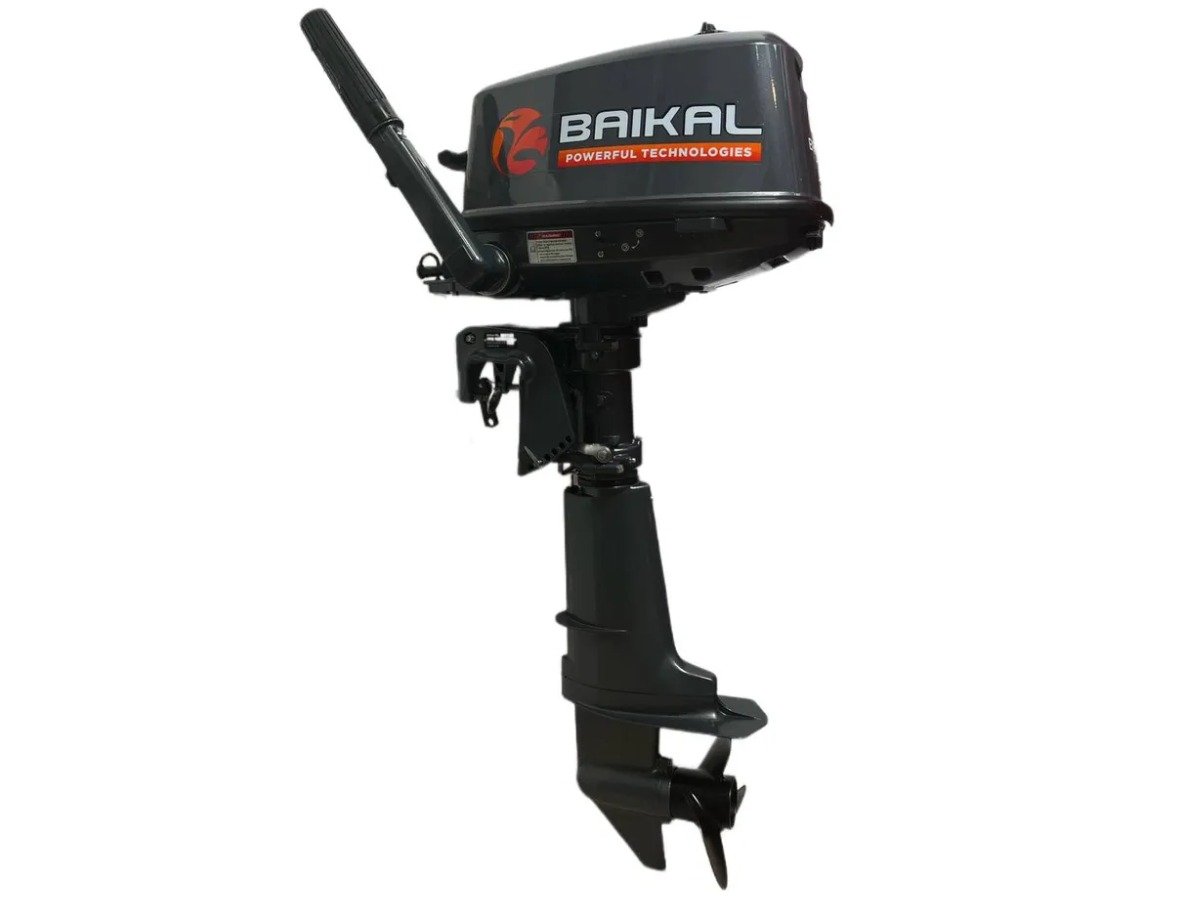 Купить 2х-тактный лодочный мотор BAIKAL 6HP с баком