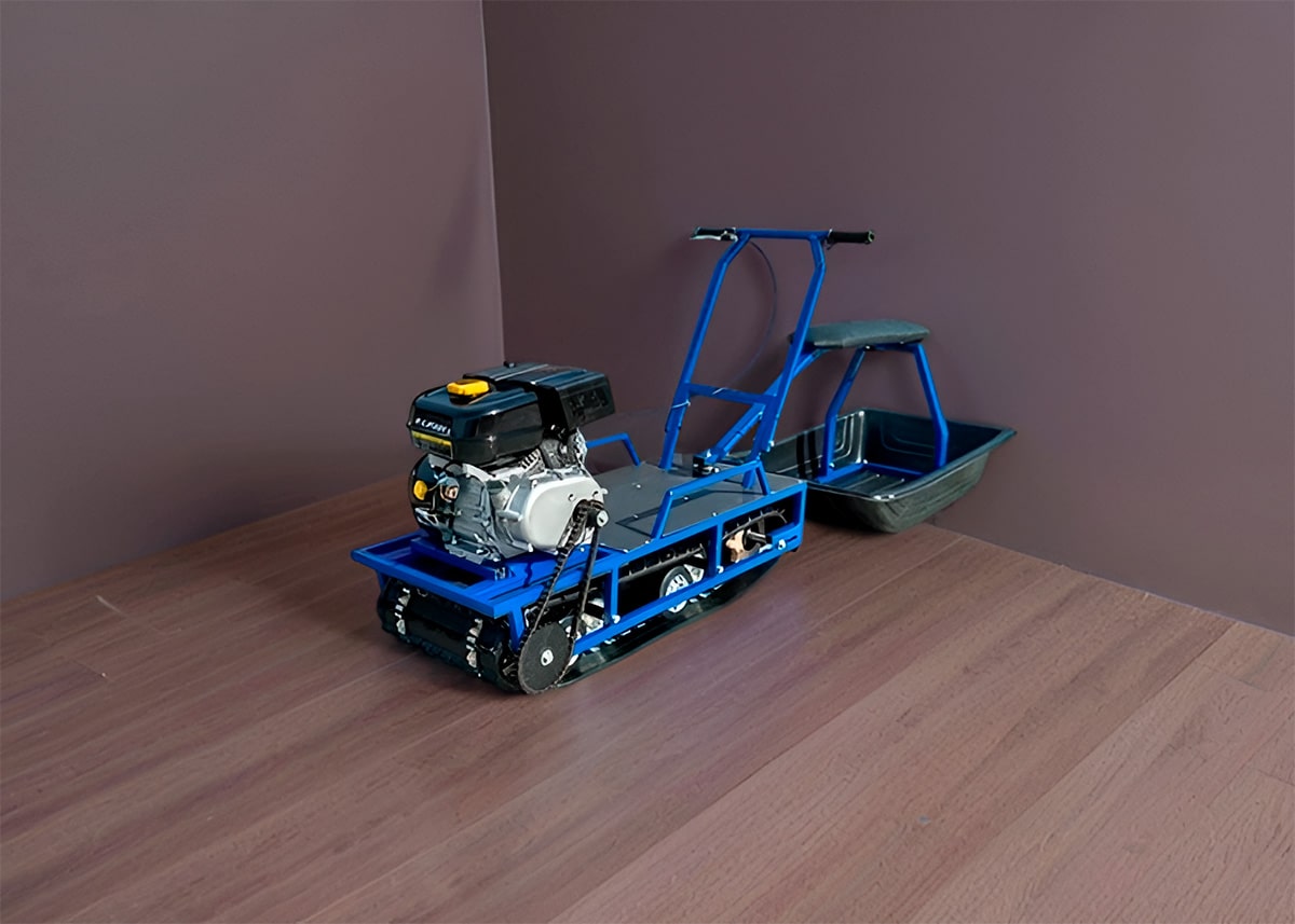 Купить Мотобуксировщик АЛЬБАТРОС-L 9 PRO без фары