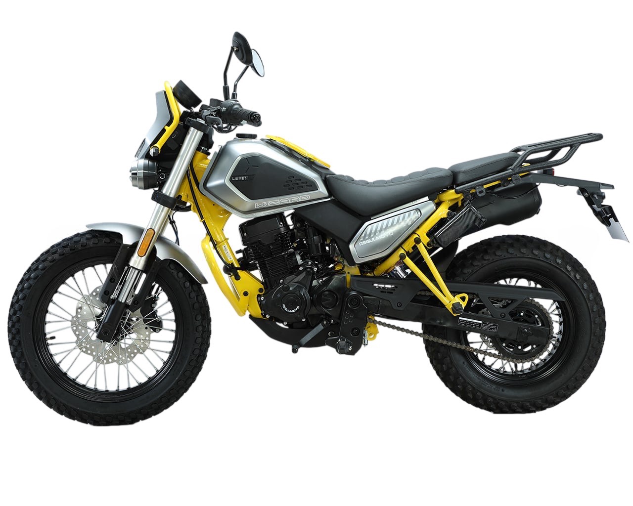 Купить Мотоцикл REGULMOTO Wizard Серый/Желтый