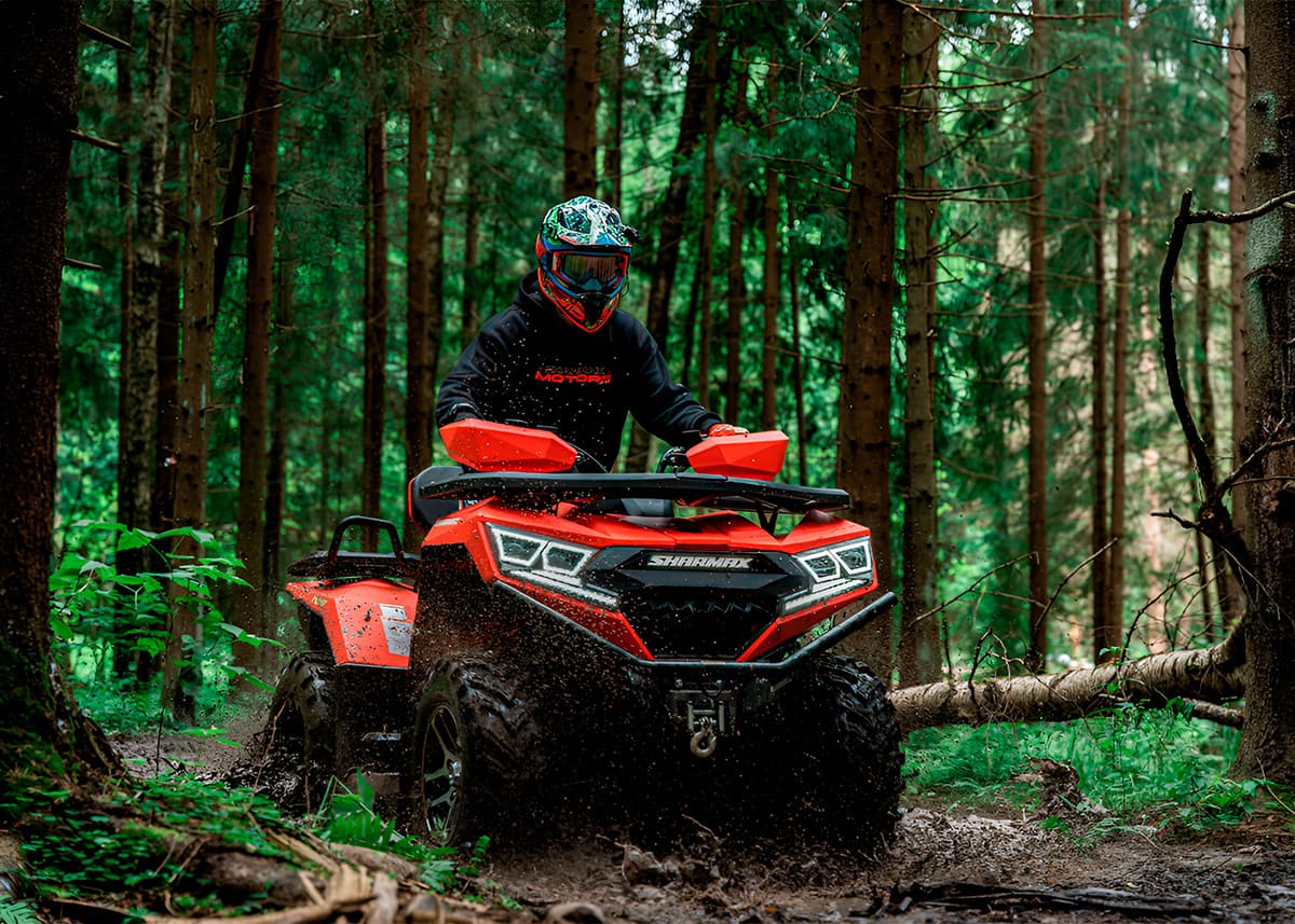 Квадроцикл SHARMAX Force 425 Cyber с ПСМ фото 32