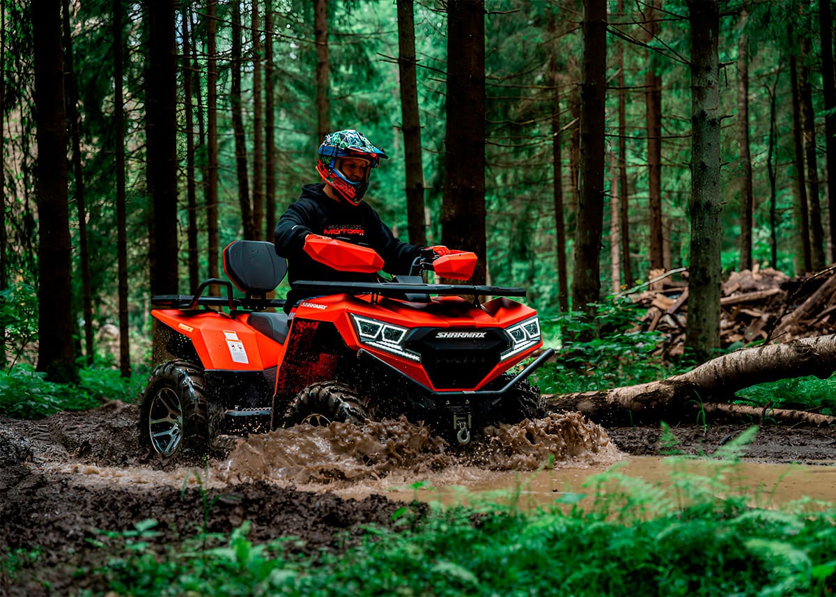 Квадроцикл SHARMAX Force 425 Cyber с ПСМ фото 33