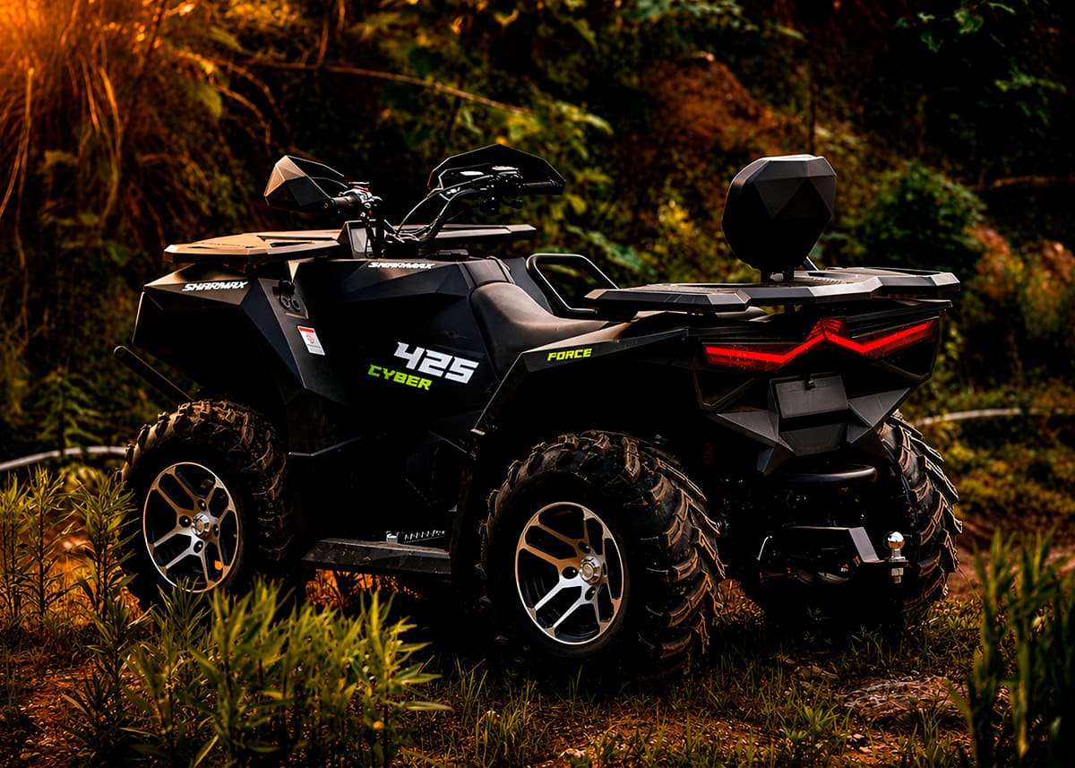 Квадроцикл SHARMAX Force 425 Cyber с ПСМ фото 35