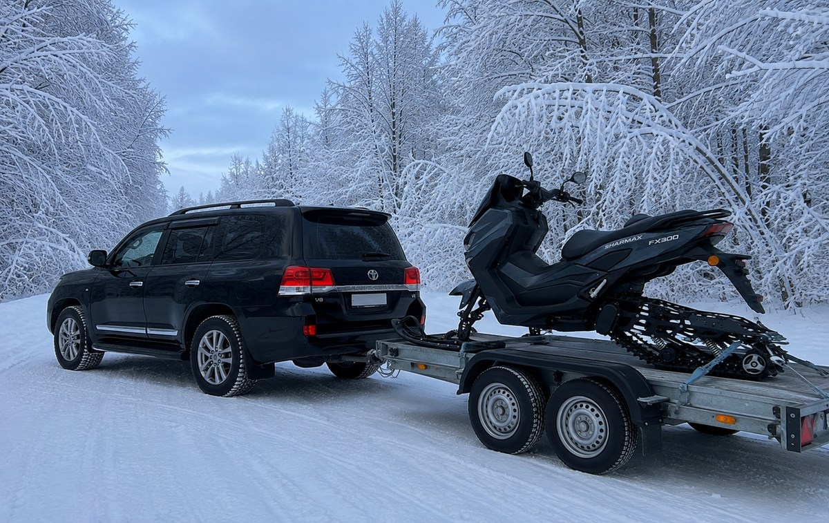 Снегоход Сноу Байк SHARMAX FX 300 Snow Pro фото 9