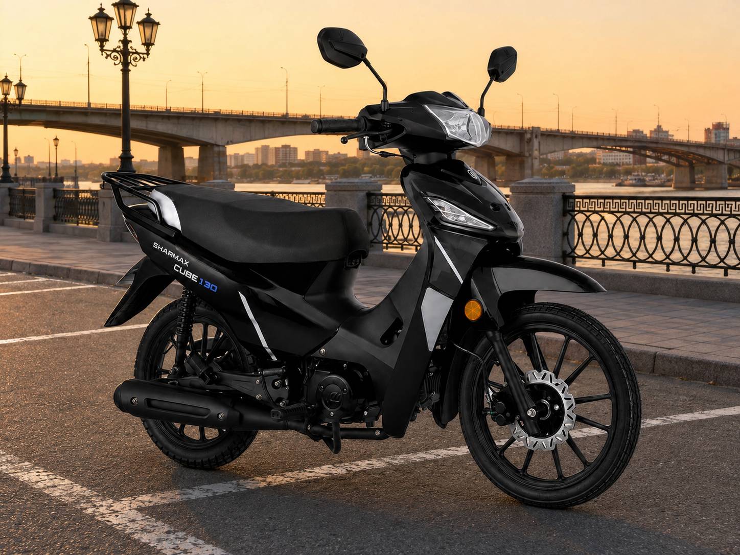 Мотоцикл SHARMAX Cube 130 фото 6