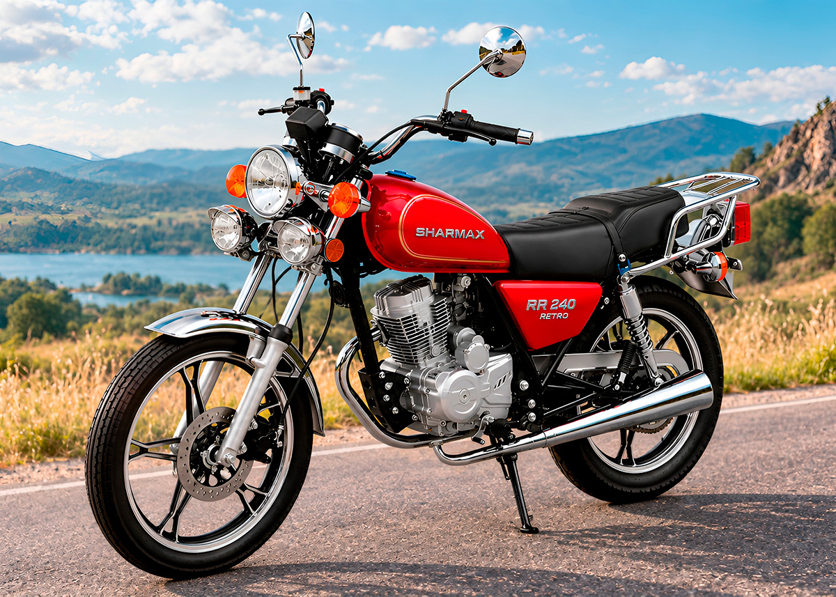 Мотоцикл SHARMAX RR 240 RETRO фото 3