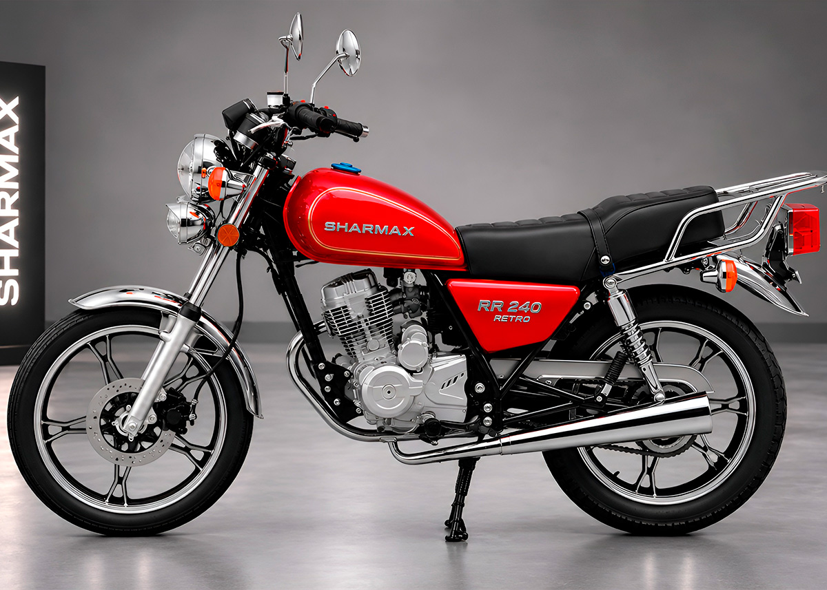Мотоцикл SHARMAX RR 240 RETRO фото 9