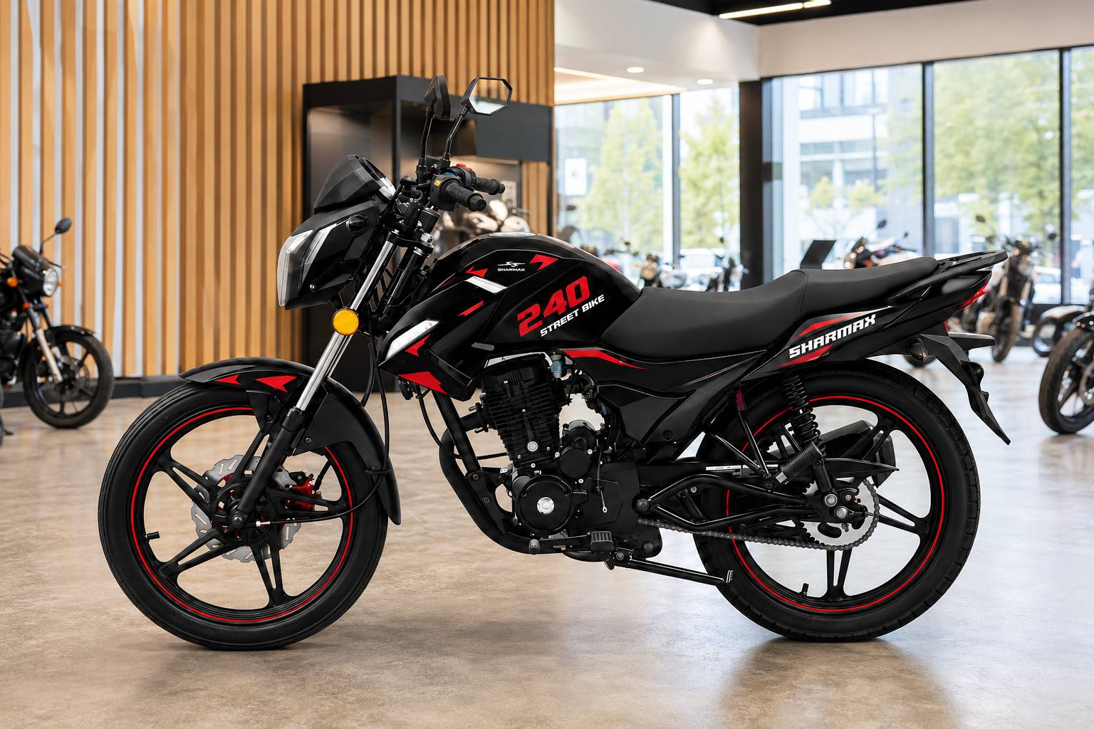 Мотоцикл SHARMAX Street Bike 240 фото 5