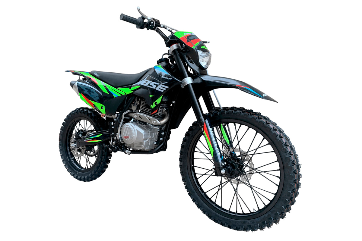 Кроссовый мотоцикл эндуро BSE Z3L Spek Green (172FMM-3A) 21/18 цена в Челябинске
