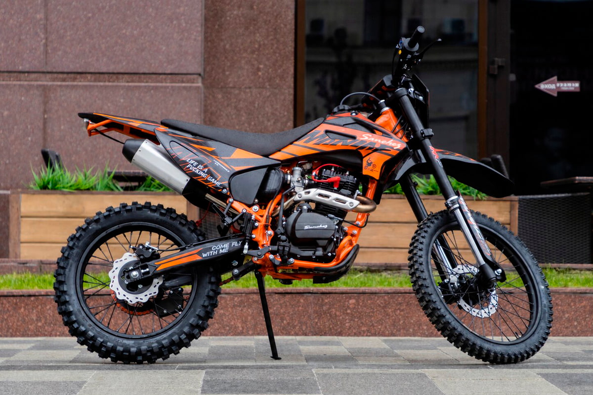 Кроссовый мотоцикл эндуро SANCHEZ Maniac CB250D 21/18 фото 3