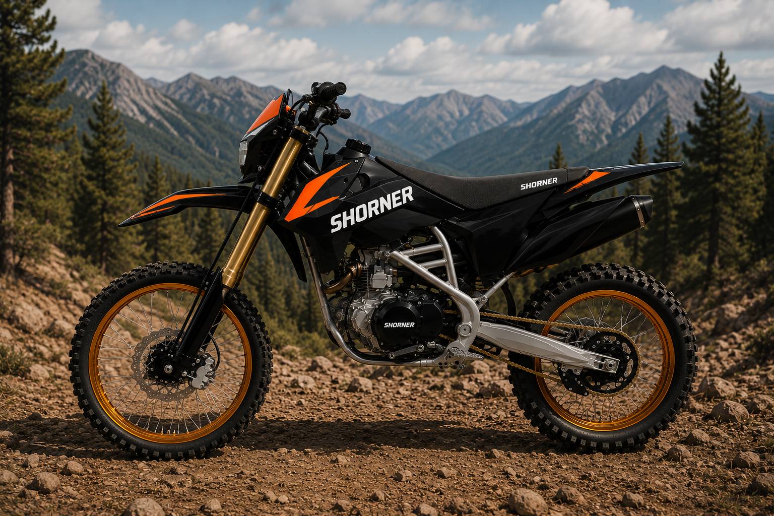 Мотоцикл SHORNER Raptor K4 ZX 19/16 ENDURO фото 6