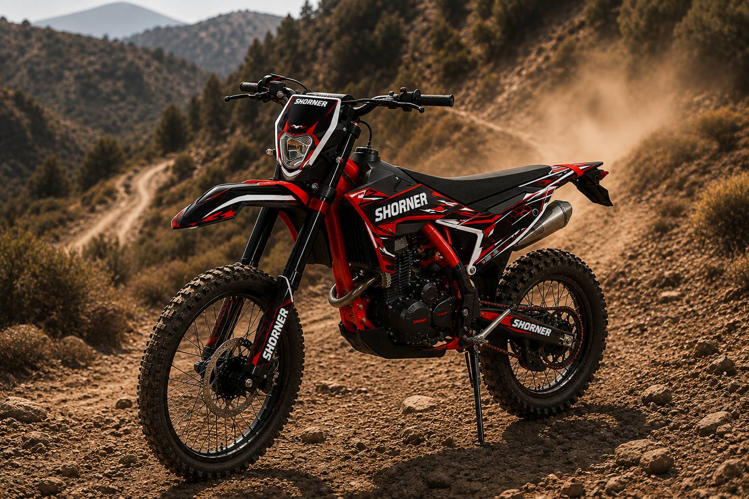 Мотоцикл SHORNER Raptor Super PX 250 21/18 ENDURO фото 4