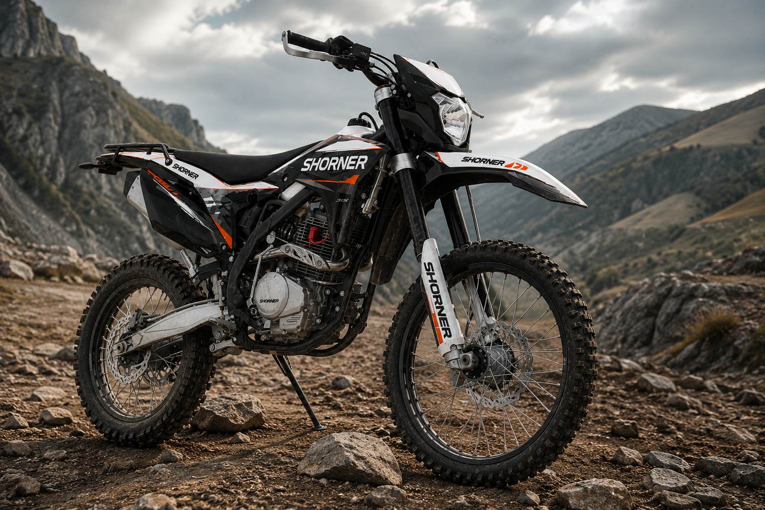 Мотоцикл SHORNER Raptor Z6 BSX 21/18 ENDURO фото 3