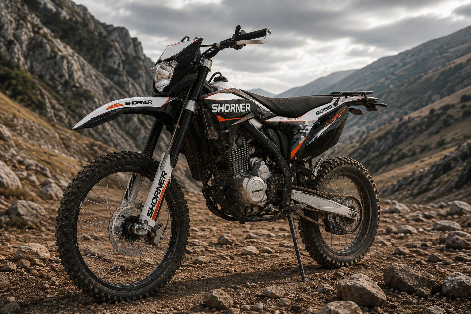 Мотоцикл SHORNER Raptor Z6 BSX 21/18 ENDURO фото 4