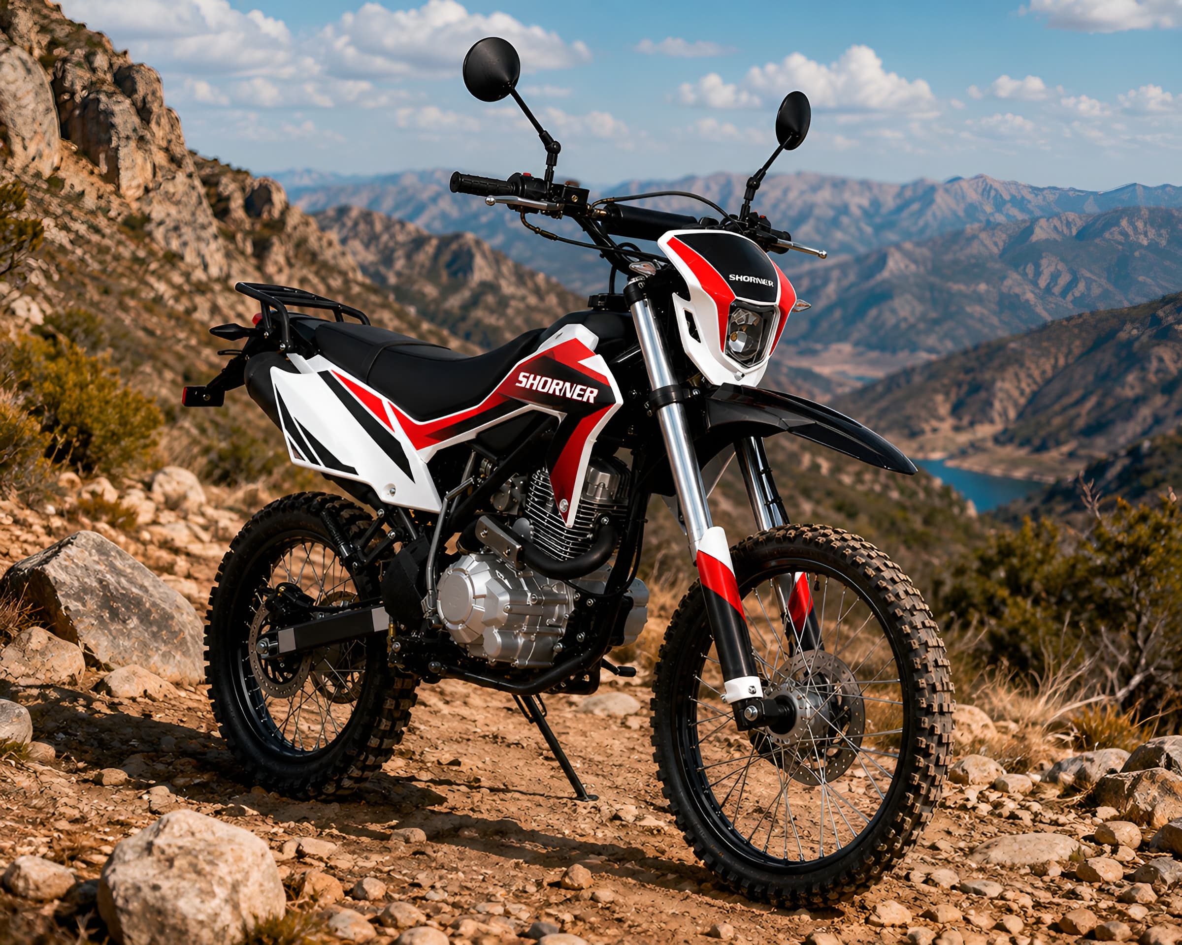 Мотоцикл кроссовый эндуро SHORNER Raptor CG150-A RMX 19/16 фото 3