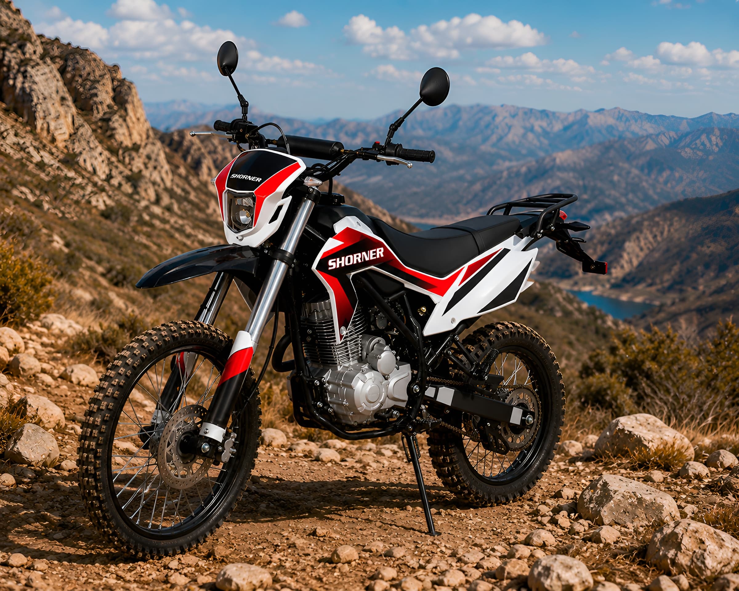 Мотоцикл кроссовый эндуро SHORNER Raptor CG150-A RMX 19/16 фото 4
