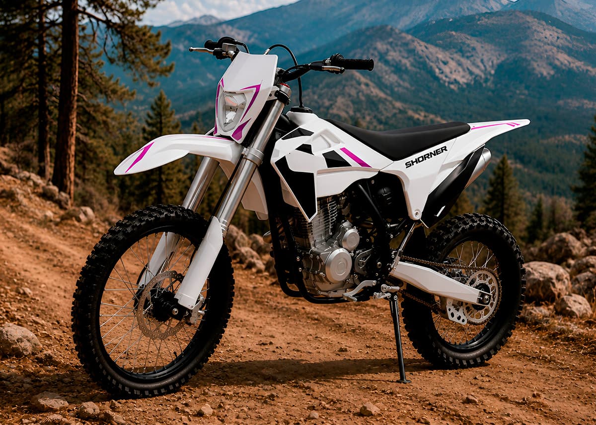 Мотоцикл кроссовый эндуро SHORNER Raptor H5 BRX 19/16 фото 3
